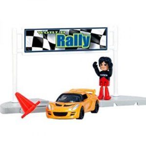 Tomica Diecast Yellow Lotus Exige S Car Hypercity Rescue World Rally Figure Pack